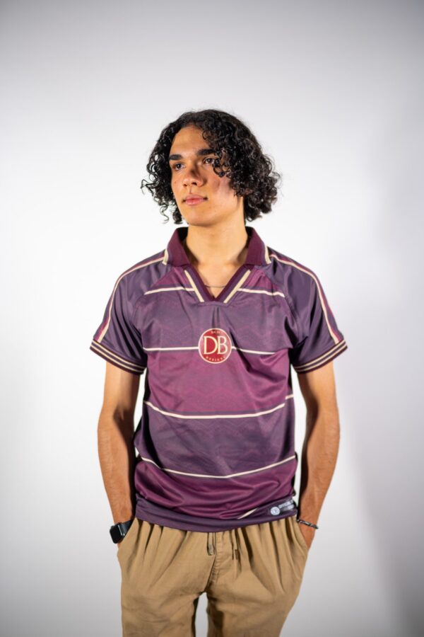 Essentials Polo Burgundy - Image 2