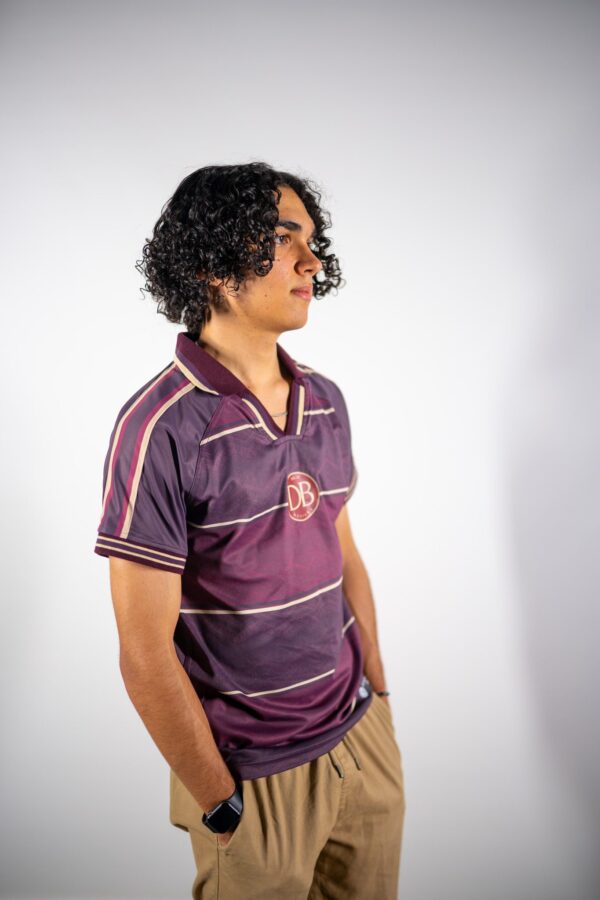 Essentials Polo Burgundy - Image 3
