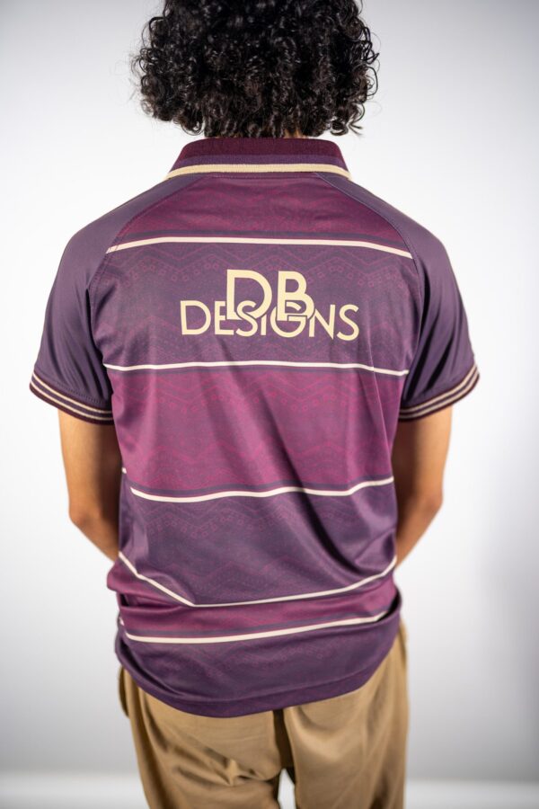 Essentials Polo Burgundy - Image 4