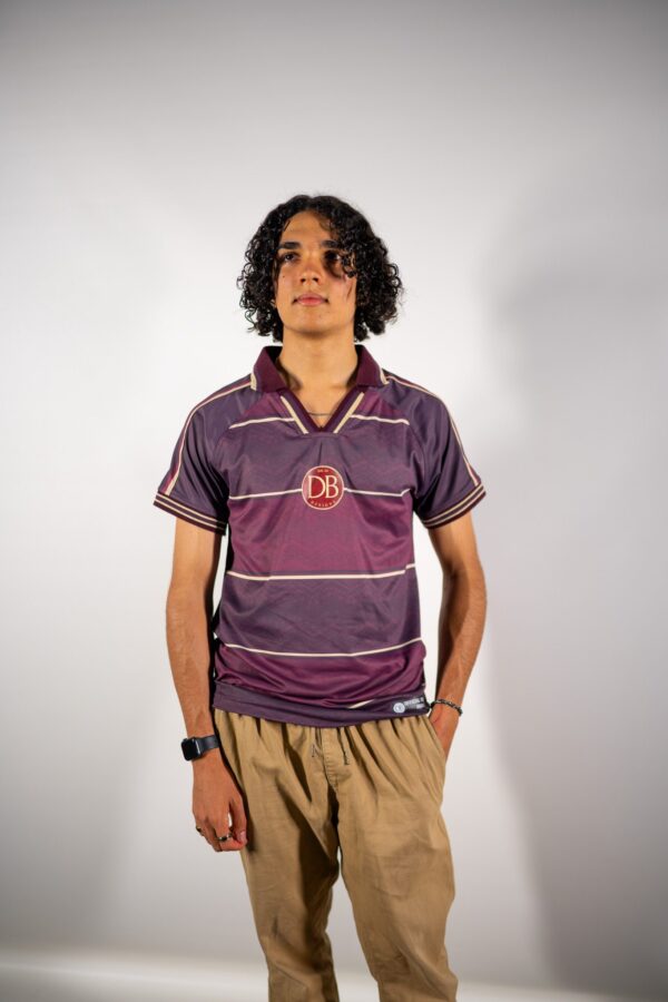 Essentials Polo Burgundy - Image 5